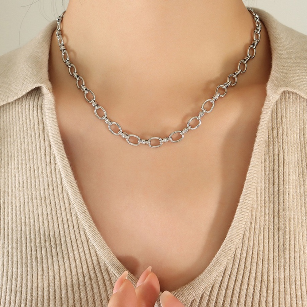 💎Necklace + Bracelet Bundle* Waterproof Silver Chain Necklace*Sweatproof* - Picture 3 of 4